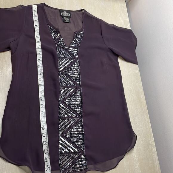 Angie semi sheer sequin tunic - Picture 5 of 6